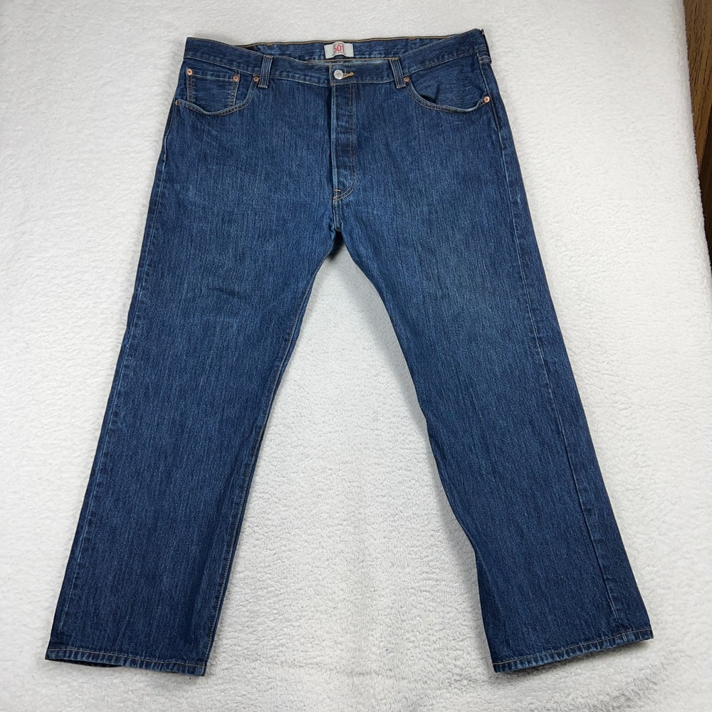 Levis 501 Jeans Mens 42 (41.5x28.5) Original Straight Leg Button Fly 100% Cotton